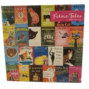Feline Tales 1000 Piece Puzzle by Re-Marks Cat Kitty Kitten puzzle New